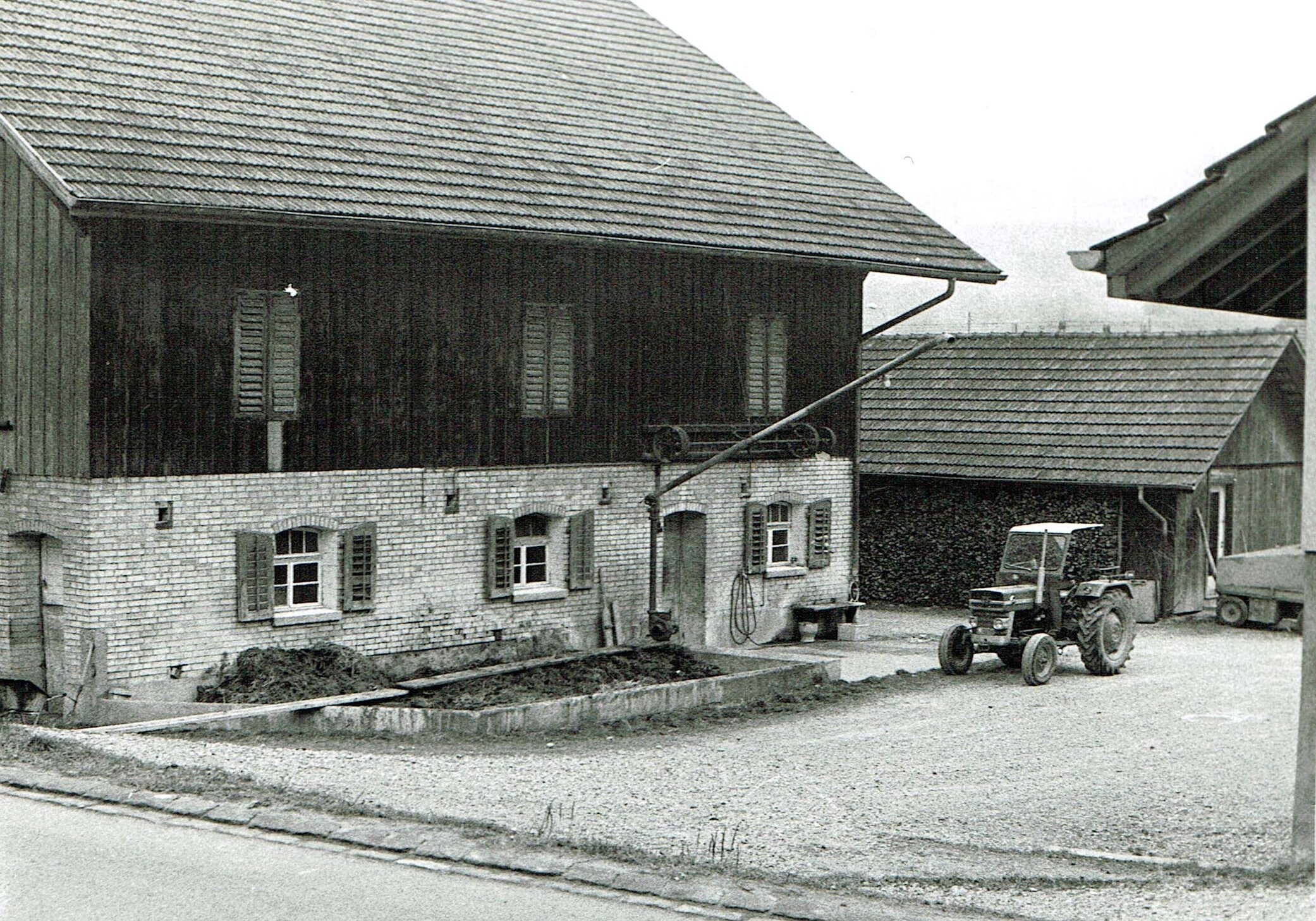 Der Bauernhof der Familie Lehmann-Schuppisser überlebte die Verkehrsplanung der 1960er-Jahre nicht.